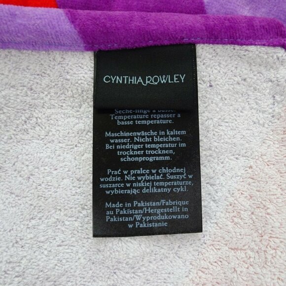 Cynthia Rowley PRIDE Beach Towel 36x70  Rainbow 🌈Oversized Summer NWT - Picture 8 of 9